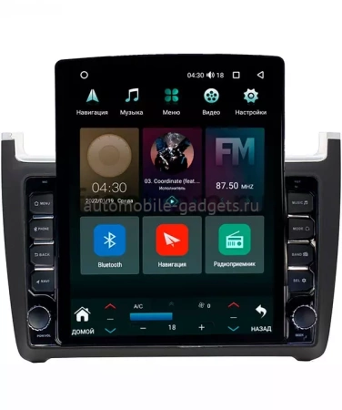 Carmedia OL-9903-12-D ("Тесла-стиль") магнитола для Volkswagen Polo 2009+ на Android 10 с 4Гб  и DSP