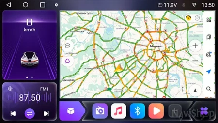 NaviPilot DROID10 ULTRA MAX Универсальная автомагнитола экран 10 дюймов на Android 10 с 8Gb, DSP, 4G