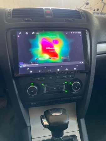 Штатная магнитола Canbox EVO 2K 5830-10-1217 для Skoda Octavia A5 2004-2013 (черная, матовая) на Android 14 (4G-SIM, 12/256, DSP, QLed, AI, 360)