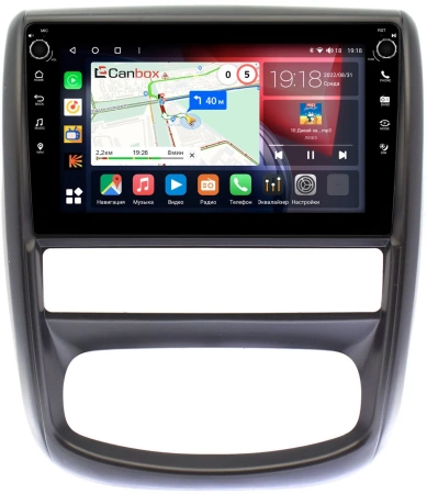 Штатная магнитола Canbox M-Line 7801-9275 для Renault Duster 2010-2015 (матовая) на Android 10 (4G-SIM, 2/32, DSP, IPS) С крутилками