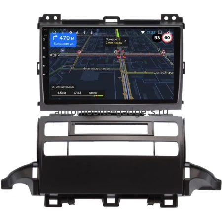 Toyota LC Prado 120 2002-2009 (для авто без оригинального цветного экрана) OEM RK9-1301 на Android 10 (CarPlay, AHD, 1/32)