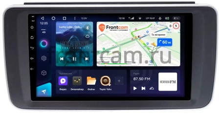 Штатное головное устройство Teyes CC3L 4/32 9 дюймов RM-9-1427 для Nissan Leaf 2 2017-2024 на Android 10 (4G-SIM, DSP, IPS)