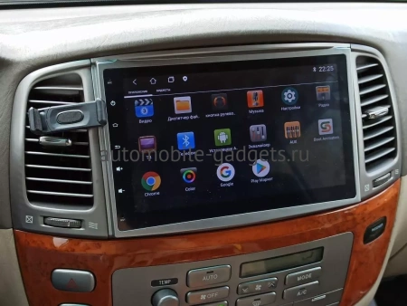 NaviPilot DROID10L штатная магнитола для Toyota Land Cruiser 100, LX 470 (2002-2007) на Android 10 с 2Gb, DSP, 4G