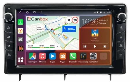 Штатная магнитола Honda Civic 11 2021-2024 Canbox H-Line 7826-10-0196 на Android 10 (4G-SIM, 4/32, DSP, QLed) С крутилками