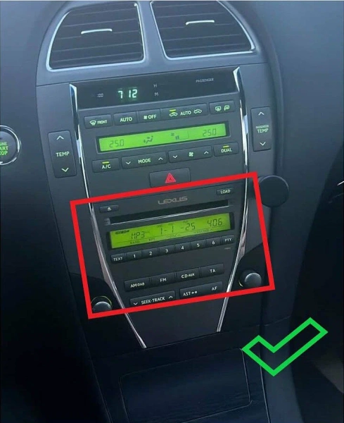 Штатная магнитола Lexus ES 5 2006-2012 (Тип A, для авто без монитора) Canbox RS9-4087 1.5/32 Android 10 (IPS, DSP, CarPlay)