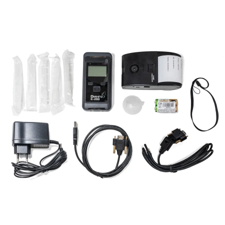 Алкотестер Динго E-200 SD профессиональный алкотестер с принтером и слотом для SD карты 