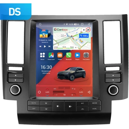 Штатное головное устройство Infiniti FX35 (S50), FX45 (S50) 2002-2006 Canbox H-Line (Tesla style) 9.7 дюймов 4/32 5621-1312-8 на Android 10 (4G-SIM, DSP, QLed)