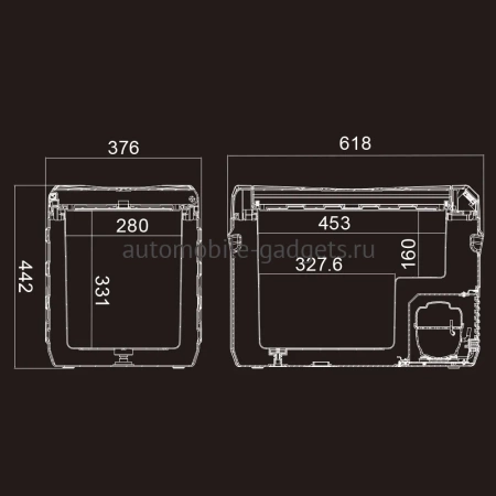 Meyvel AF-F40 Компрессорный автохолодильник