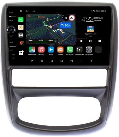 Штатная магнитола Canbox M-Line 7840-9275 для Nissan Terrano 3 2014-2022 (матовая) на Android 10 (4G-SIM, 2/32, DSP, QLed)