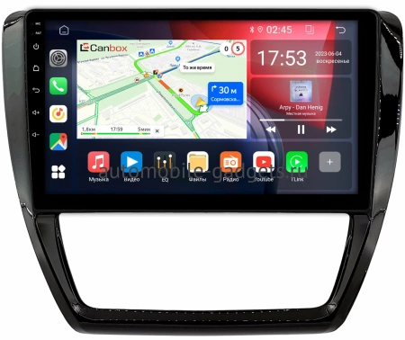 Volkswagen Jetta 6 2010-2018 (глянец) Canbox RS10-043 1.5/32 на Android 10 (IPS, DSP, CarPlay)