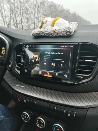 Штатная магнитола Canbox GTR9-1924 для Lada Vesta (NG) 2022-2025, Aura 2024-2025 (черный глянец) на Android 10 (IPS, DSP, CarPlay)