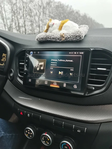 Штатная магнитола Canbox GTR9-1924 для Lada Vesta (NG) 2022-2025, Aura 2024-2025 (черный глянец) на Android 10 (IPS, DSP, CarPlay)