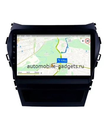 NaviPilot DROID10 ULTRA штатная магнитола для Hyundai Santa Fe 2012-2018 на Android 10 с 6Gb, DSP, 4G