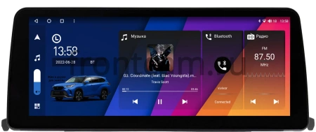 Штатная магнитола BMW 1 (F20, F21) 2011-2019 12.3 дюйма Canbox GT1231-2109 на Android 10 (CarPlay, 2/32, DSP, QLed) Audi Style