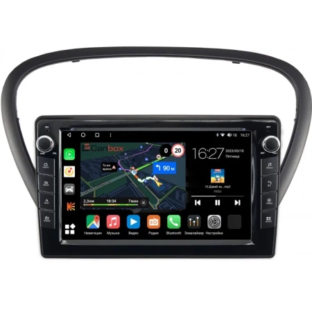 Штатная магнитола Peugeot 607 2004-2010 Canbox M-Line 7821-9-6060 Android 10 (4G-SIM, 2/32, DSP, IPS) С крутилками
