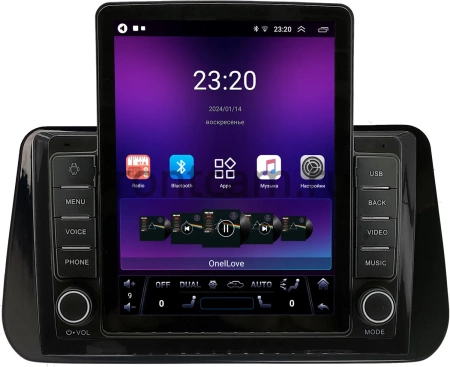 Штатная магнитола Hyundai Santa Fe 4 2020-2023 OEM GT095-10-1309 на Android 10 (2/16, DSP, Tesla)