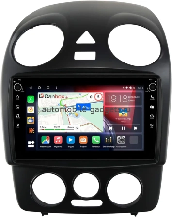 Штатная магнитола Volkswagen Beetle 1997-2010 Canbox H-Line 7802-9-4604 Android 10 (4G-SIM, 4/32, DSP, IPS) С крутилками