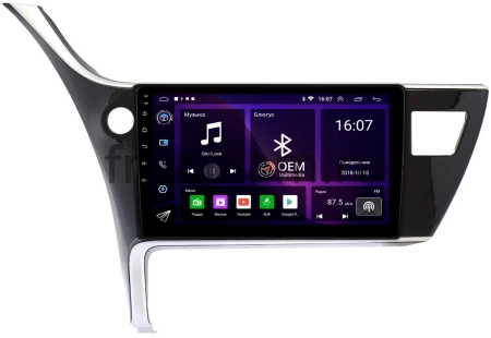 Toyota Corolla (E160, E170) 2015-2024 (для авто с камерой, тип 1) Canbox RS10-1136 1.5/32 на Android 10 (IPS, DSP, CarPlay)