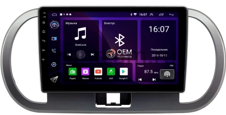Nissan Moco 2 2006-2011 (темно-серая) Canbox RS9-1730 1.5/32 Android 10 (IPS, DSP, CarPlay)