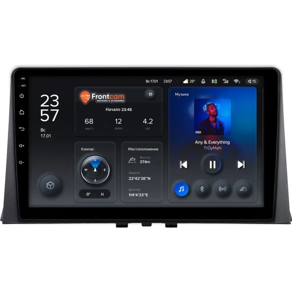 Штатное головное устройство Teyes X1 WIFI 2/32 10 дюймов RM-10-0023 для Peugeot Rifter, Partner 3 2018-2024 на Android 8.1 (DSP, IPS, AHD)