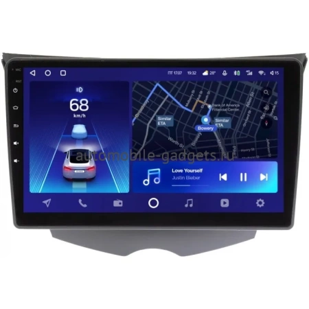 Штатное головное устройство Teyes CC2 PLUS 4/64 9 дюймов RM-9-319 для Hyundai Veloster 2011-2017 на Android 10 (4G-SIM, DSP, QLed)