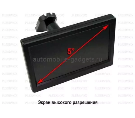 Pleervox PLV-MIR-50TR Монитор 5.0" для грузовых автомобилей с крепежом вместо зеркала