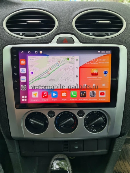 Parafar PF695FHD штатная магнитола для Ford Focus II 2005-2013 кондиционер на Android 13 с 2GB, DSP, 4G