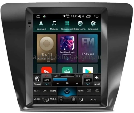 Roximo RT-3201 ("Тесла-стиль") Штатная магнитола для Skoda Octavia A7 (2013-2020) на Android 12 c 8GB, DSP, 4G