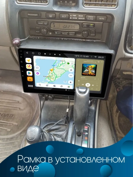 Штатная магнитола Toyota Hilux Surf 1995-2002 Canbox Logic-i3 5738-1084 на Android 11 (4G-SIM, 6/128, DSP, 360, QLed)