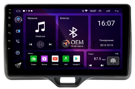 Штатная магнитола Toyota Yaris 4, Yaris Cross 2020-2024 (правый руль) Canbox RS10-541 1.5/32 на Android 10 (IPS, DSP, CarPlay)