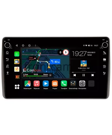 Штатная магнитола Canbox M-Line 7805-10-1440 для Toyota Highlander (U70) 2019-2024 на Android 10 (4G-SIM, 2/32, DSP, QLed) С крутилками