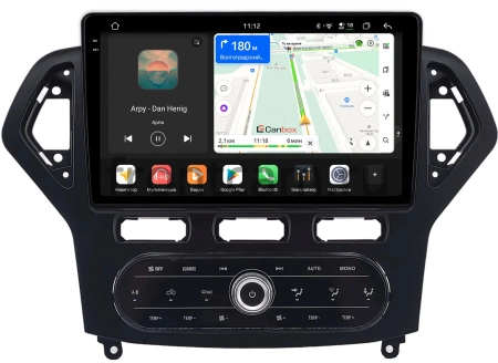 Ford Mondeo 4 2006-2010 (Тип 2) Canbox PRO-Line 2K 4251-10-2184 встроенный климат на Android 13 (4G-SIM, 6/128, DSP, QLed)