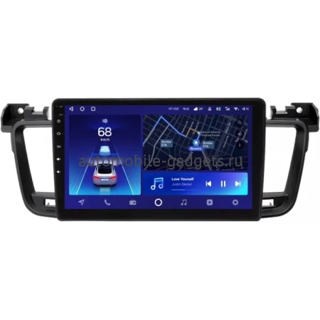 Штатное головное устройство Teyes CC2 PLUS 4/32 9 дюймов RM-9-271 для Peugeot 508 2011-2018 на Android 10 (4G-SIM, DSP, QLed)