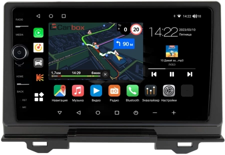 Штатная магнитола Honda Vezel 2, HR-V 3, XR-V 2 2022-2024 (глянцевая) Canbox M-Line 7841-9-1148 Android 10 (4G-SIM, 4/64, DSP, QLed)