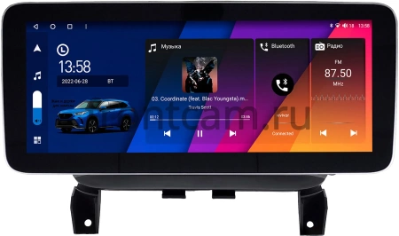 Штатная магнитола Kia Cerato 2 Седан, Cerato 2 Купе, Forte 2008-2013 12.3 дюйма Canbox GT1232-0168 на Android 10 (CarPlay, 2/32, DSP, QLed) Mercedes Style