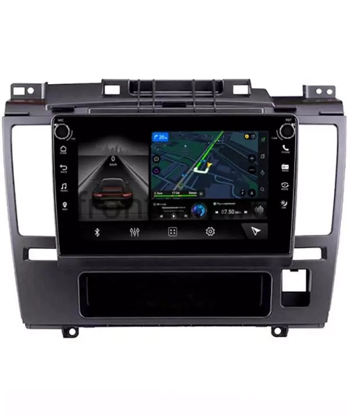 Штатная магнитола Nissan Tiida Latio 2004-2013 (серая, правый руль) Canbox M-Line 7801-9-209 Android 10 (4G-SIM, 2/32, DSP, IPS) С крутилками