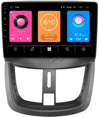 Peugeot 207 2006-2015, 207i (Iran Khodro) 2016-2024 OEM RK9-9203 на Android 10 (CarPlay, AHD, 1/32)