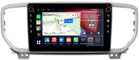 Kia Sportage 4 2018-2022 Canbox M-Line 7801-9082 на Android 10 (4G-SIM, 2/32, DSP, IPS) С крутилками (для авто с камерой)