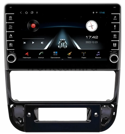 Peugeot 406 1999-2005 (глянцевая) Canbox BGT9-1740 2/32 на Android 10 (IPS, DSP, CarPlay)