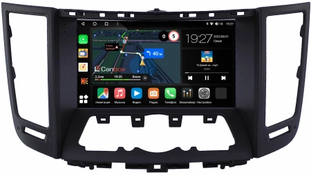 Штатная магнитола Canbox M-Line 4542-9-1720 для Infiniti FX50 (S51), FX37 (S51), FX35 (S51) 2008-2013 (Тип A, для авто без сенсорного экрана и кнопки TEL) на Android 10 (4G-SIM, 4/64, DSP, QLed)