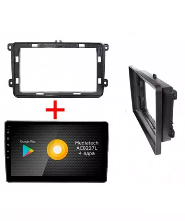 Roximo S10 RS-3701 Штатная магнитола для Volkswagen, Skoda, Seat на Android 10 c 2GB, DSP