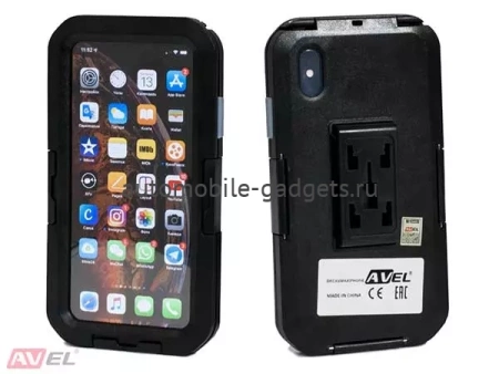 DRCXSMaxIPHONE Водонепроницаемый чехол-держатель для iPhone XS Max на велосипед и мотоцикл(черный)