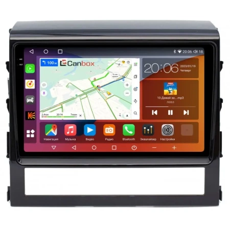 Toyota Land Cruiser 200 2015-2021 Canbox H-Line 2K 4182-9047 на Android 10 (4G-SIM, 4/64, DSP, QLed)