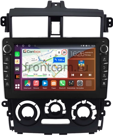 Mitsubishi Colt 6 2002-2012 (матовая) Canbox H-Line 7832-9-0412 на Android 10 (4G-SIM, 4/32, DSP, IPS) С крутилками