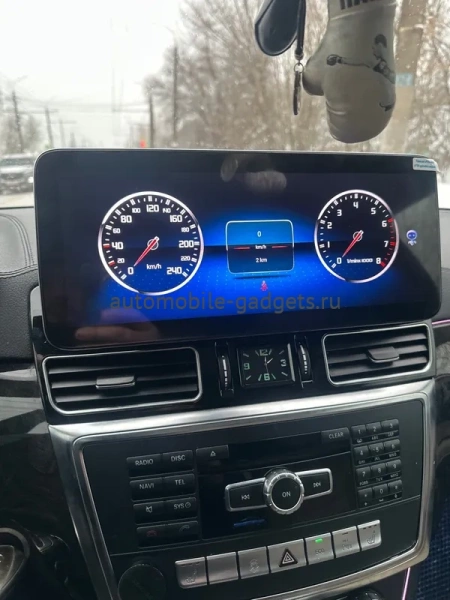 Штатная магнитола Mercedes-Benz GL (x166), ML (w166) 2011-2016 12.3 дюйма Teyes LUX ONE 360 6/128 RM-2241 на Android 10 (4G-SIM, 6/128, DSP, QLed) Mercedes Style