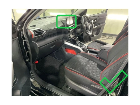 Рамка для установки в Toyota Raize, Daihatsu Rocky 2019+ MFA дисплея тип 2