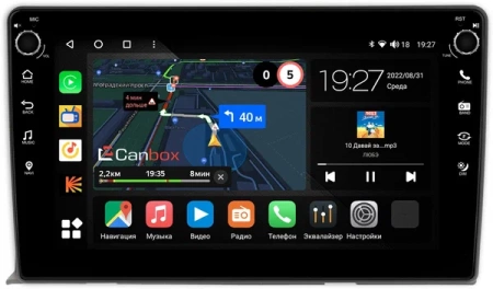 Toyota Isis 2004-2017 Canbox M-Line 7801-9-458 на Android 10 (4G-SIM, 2/32, DSP, IPS) С крутилками