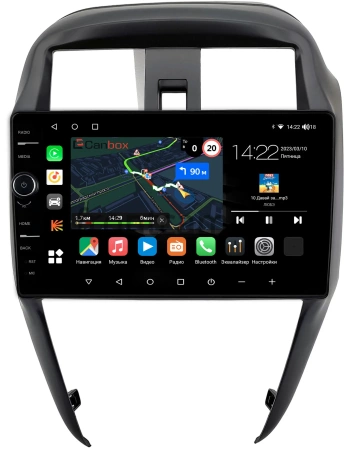 Nissan Sunny (N17) 2011-2024 Canbox M-Line 7851-10-2238 на Android 10 (4G-SIM, 4/64, DSP, QLed)