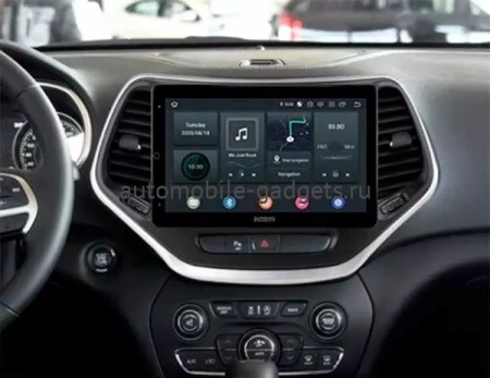 Carmedia OL-1253-2D-RL (вертикально-поворотный экран) магнитола для Jeep Cherokee 2013+ на Android 10 с 4Гб, DSP