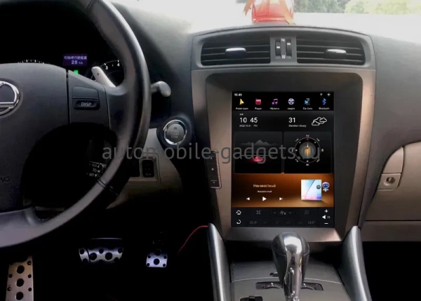 Carmedia ZF-1130-Q6 ("Тесла-стиль") штатная магнитола для Lexus IS (2006-2010) на Android 11 c 8GB, DSP, 4G